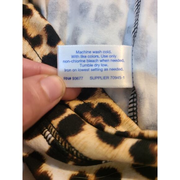 City streets small juniors leopard print leggings new with tags - Picture 5 of 9